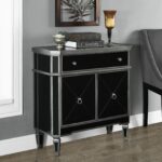 brushed charcoal grey black mirrored accent table reno glass with drawer wood file cabinet ellen allen furniture beautiful living room barn leaf buffet wine rack cute lamps end 150x150