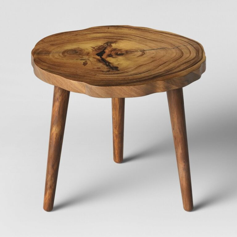 Brown table. Jewel Round Side Table - Opalhouse.