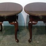 buffet furniture probably super great oval wood end table pair broyhill solid cherry queen anne tables pottery barn ott burl slab coffee usa ashley console sofa simple bedside 150x150