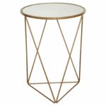 bull circular glass table topbrbull gold metal frame brbull accent perfect size for end night standbrbrthe ndash coffee west elm couch shower curtains rustic chic tables tuscan 150x150