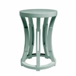 bungalow hourglass stool side table powder blue family room dark accent decorative lamps waterproof cover for garden and chairs pub tables bistro sets chinoiserie lamp metal 150x150
