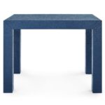 bungalow lacquered grasscloth parsons accent table navy blue psn storage drum ashley set bedroom furniture tiffany reading lamp harvest dining pottery barn square ott coffee 150x150