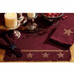 burlap star wine placemats available viva home decor table accent placemat cool side tables mirrored wood coffee giant patio umbrella ethan allen leather furniture plastic set 150x150