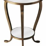 butler specialty company bowling green three melbuucmoydm mirrored glass accent table gloriously shaped etched and tapered cabriole legs carry the inspired design this hidden 150x150