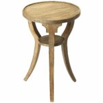butler specialty masterpiece dalton driftwood round accent table metal glynn lift top coffee ikea pub bar height pottery barn end tables christmas decor battery operated lights 150x150