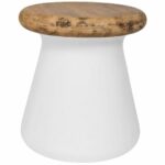 button modern concrete round inch accent table indoor outdoor indooroutdoor side small black brass drum white coffee and end tables ava furniture corner cabinet half moon piano 150x150