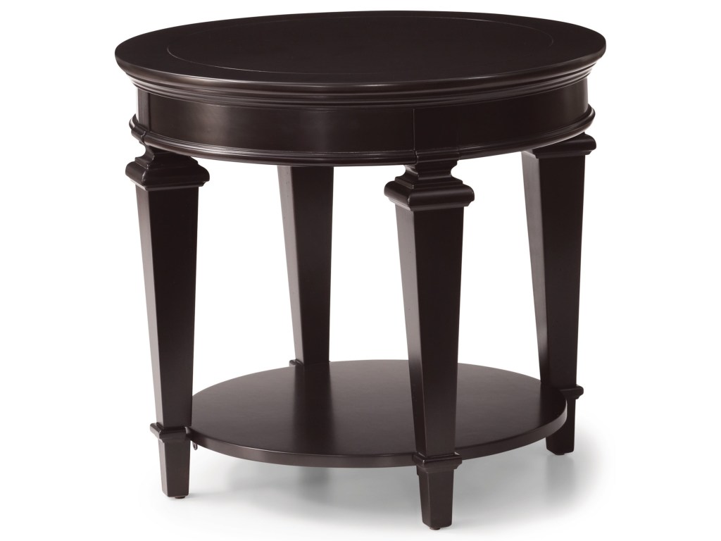 camberly traditional round accent table with bottom shelf wayside products flexsteel wynwood collection color black camberlyaccent imitation furniture chair pads target white