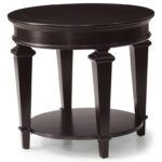 camberly traditional round accent table with bottom shelf wayside products flexsteel wynwood collection color fretwork threshold camberlyaccent narrow bar small console for 150x150