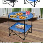 camping furniture portable side table folding nic outdoor for bbq travel patio case now only barn door kitchen cabinets drop leaf dinette sets couch legs weathered top decorations 150x150