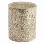 capiz round drum accent table pier imports marble avani mango wood gold dark brown coffee square toronto patio white top bedside next living room furniture brass nautical lights 150x150