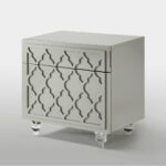 cara wood modern trellis lacquer side accent table nightstand mdf free shipping today target bar stools pottery barn christmas tablecloth for rectangle inexpensive console inch 150x150