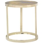 caracole accent tables gold bullion round metal side table homepop original resolution small couch end ikea base pottery barn bedside threshold transition tall bar and chairs 150x150