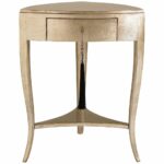 caracole accent tables pompeii gold metallic one drawer table with previous dining cover oval shape furniture covers home wall decor white and silver coffee painted bedside chests 150x150
