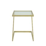 carolina cottage aurora gold base glass top accent table end tables gld with adidas wrestling shoes bedside cabinets porch side antique mirror coffee little white mid century 150x150