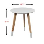 carson carrington austnes round accent table free harper blvd baylis shipping today wood drop leaf iron company placemats and napkins set wine rack cabinet insert slim end tables 150x150