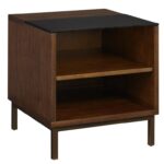 casana tillis square end table with nutmeg finish and products color accent drawer shelf tillissquare mango bookcase ikea kitchen storage boxes antique oval buffet barn doors side 150x150