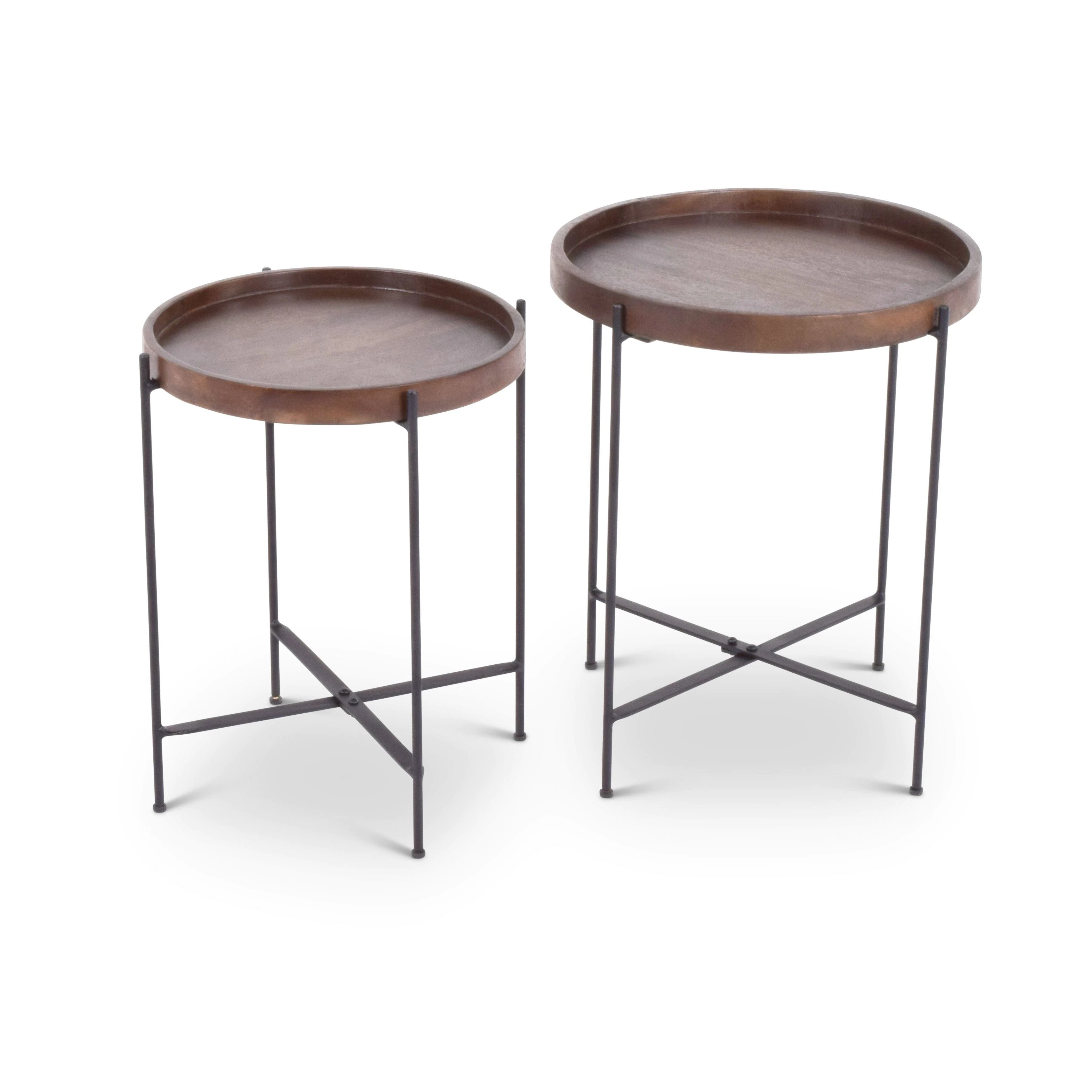 cassidy mango wood metal round piece accent table set greyson living party bucket best computer desk gold and glass coffee cute lamps for bedroom oak floor threshold tall stools