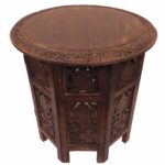 celebration folding hand carved wood accent table free shipping today hardwood nightstand with charging station large marble dining room and chair sets wire end trestle white 150x150