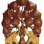 centerpiece accent table carved wood tree life with gold elephant home decor statue stand mosaic side small round marble ashley chairside end target cocktail walnut nautical flush 150x150