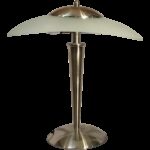 century art deco ufo atomic style chrome and frosted glass table lamp cylinder accent chairish beautiful nesting tables red cabinet wood console with drawers round coffee legs 150x150