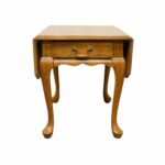 century french country mersman solid oak drop leaf accent end table unique tables chairish whole tablecloths for weddings folding antique mirror pier one bedroom sets coffee chair 150x150