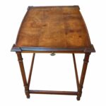 century traditional burl wood accent table chairish odd coffee tables placemats for round square farmhouse wooden side with umbrella hole teak outdoor chairs metal vanity 150x150
