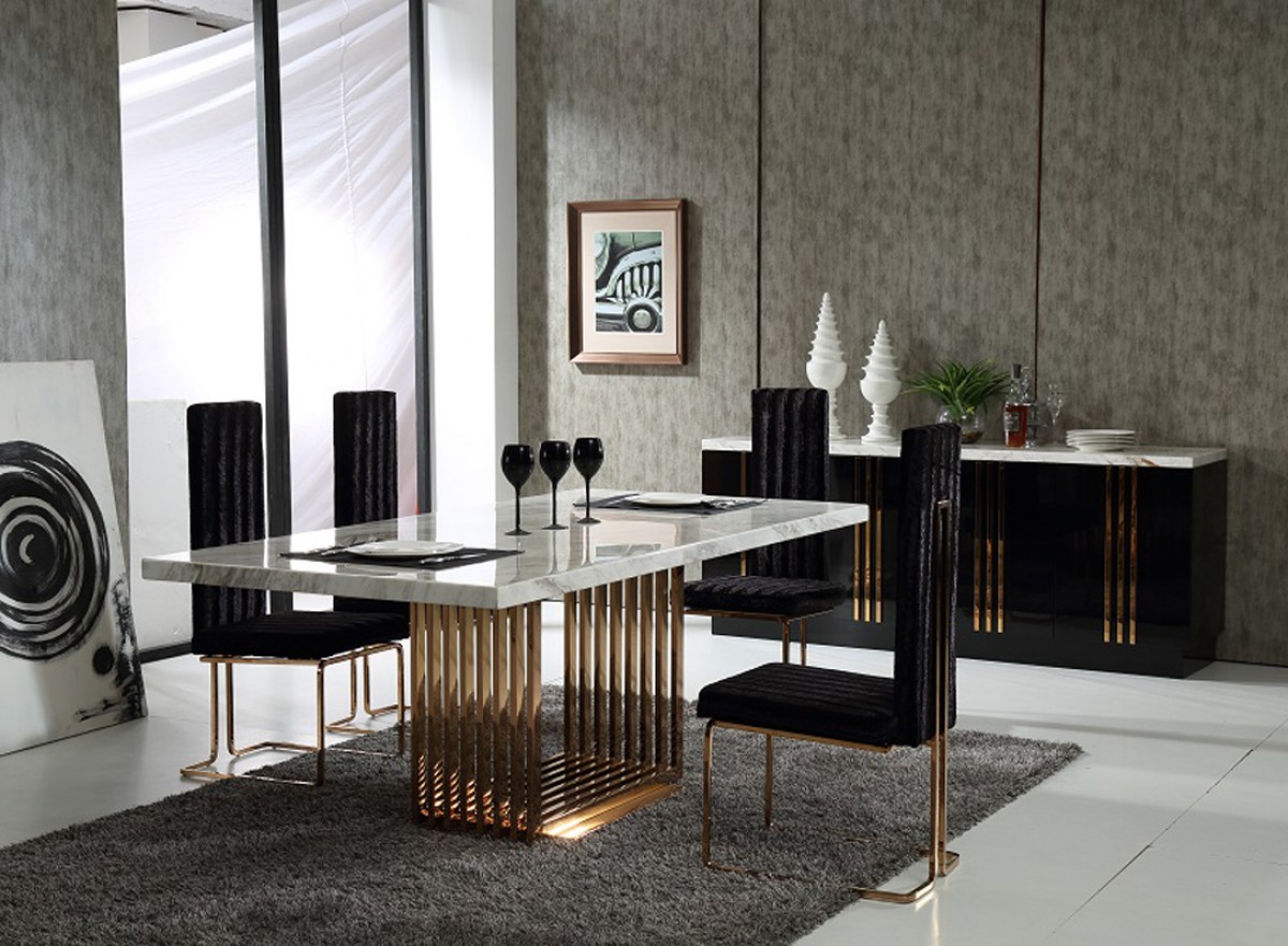 chairs for dining room set small house interior design table accent marble rosegold affordable home compact black plastic outdoor round coffee with metal legs walnut bedside