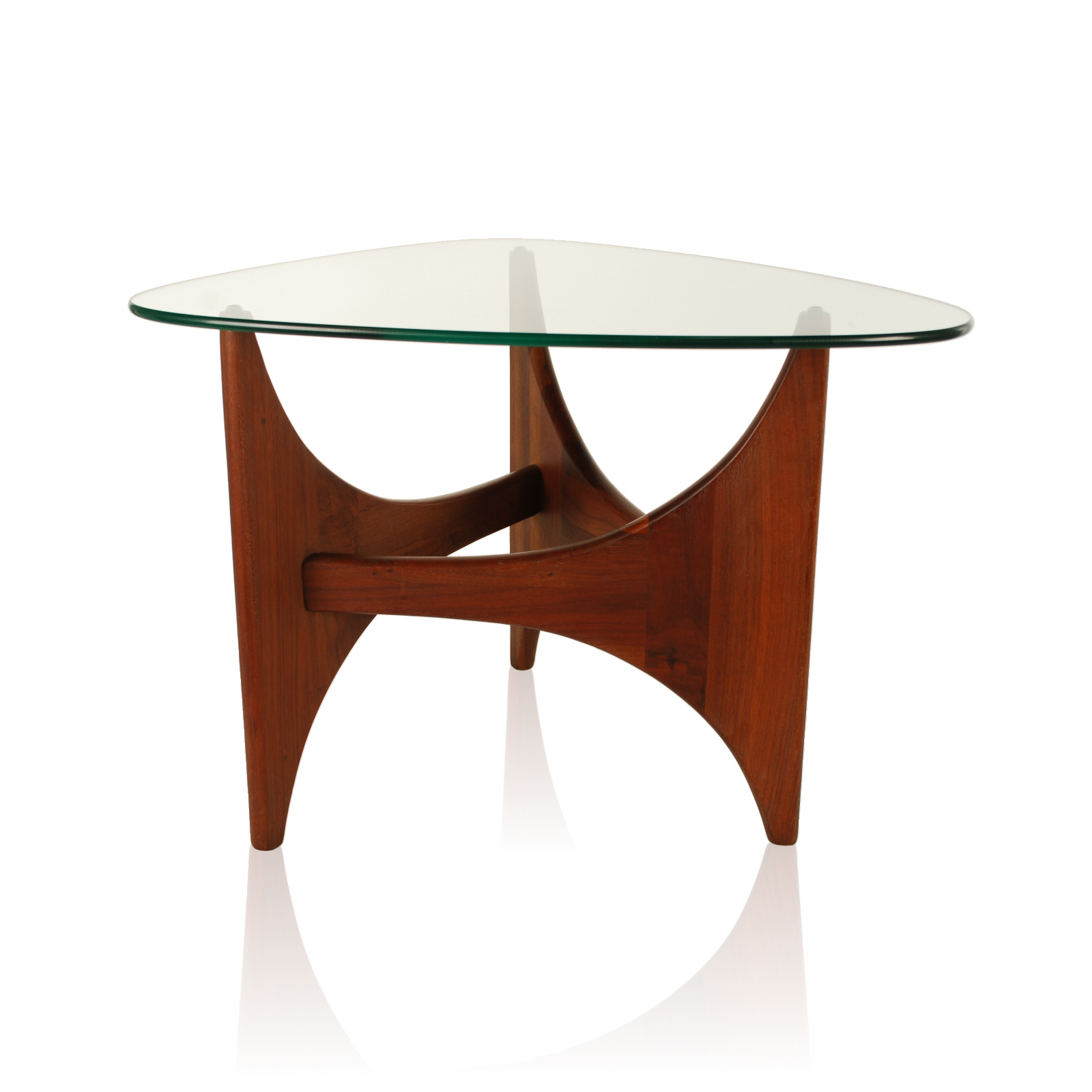 charming triangle glass top modern side table with unique brown furniture inspiration wooden base furnishing ideas fetching artistic design and mid century coffee end tables pine