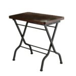 cherry charcoal black metal folding accent table curtain bath carmen basket coffee entryway cabinet furniture target chair fall vinyl tablecloths round kitchen and chairs concrete 150x150