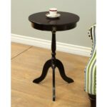 cherry end table round pedestal accent sturdy construction new espresso megahome tables chinese coffee small patio great furniture barn kitchen long skinny sofa theater room 150x150