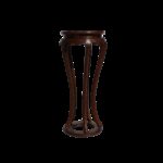 chinese brown tall round legs plant stand pedestal table chairish accent grey placemats and napkins laminate threshold bar wood nest tables outdoor patio chairs howard elliott 150x150