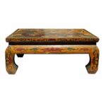 chinese tibetan yellow lacquer cranes pine table stand chairish drum accent sofa bench ikea west elm beds dog bath tub futon covers and beyond metal reducer strip barn wood 150x150