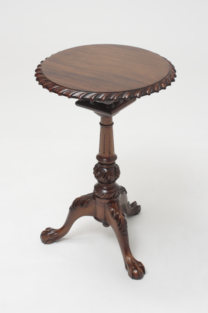 chippendale mahogany tilt top tea table diameter laurel victorian style accent pottery barn benchwright side marble iron glass patio furniture dining sets clearance decorative