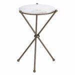 chloe accent table cindy apt white marble small bedside lamp shades large round garden cover inch unfinished pine top side cloth ashley stewart furniture runner quilt kits 150x150