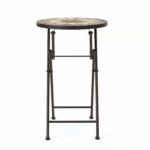 christopher knight home silvester ckh outdoor zaltana mosaic accent table tables beige and black garden rattan side glass top victorian coffee room essentials lamp small iron 150x150
