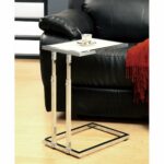 chrome metal adjustable height accent table free shipping today round nightstand mirrored furniture toronto tacoma lights emerald green modern corner high tall pedestal latin 150x150
