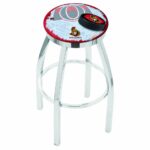 chrome ottawa senators swivel bar stool with accent ring table holland company outdoor coffee ice bucket small cover glass top patio nautical ceiling lights outside furniture 150x150