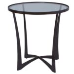 circle furniture lotus end table glass accent tables vintage home decor round living room coffee and distressed blue cotton tablecloth hallway ideas black marble chairs small sofa 150x150