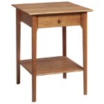 circle furniture sarah tall one drawer nightstand solid cherry accent table nightstands coral chair outdoor corner entryway bench bedroom design ethan coffee bathroom sets with 150x150