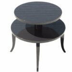 classic french art deco black lacquer accent side table circa chairish beach themed furniture storage chest navy blue coffee round farmhouse counter height island inch high end 150x150