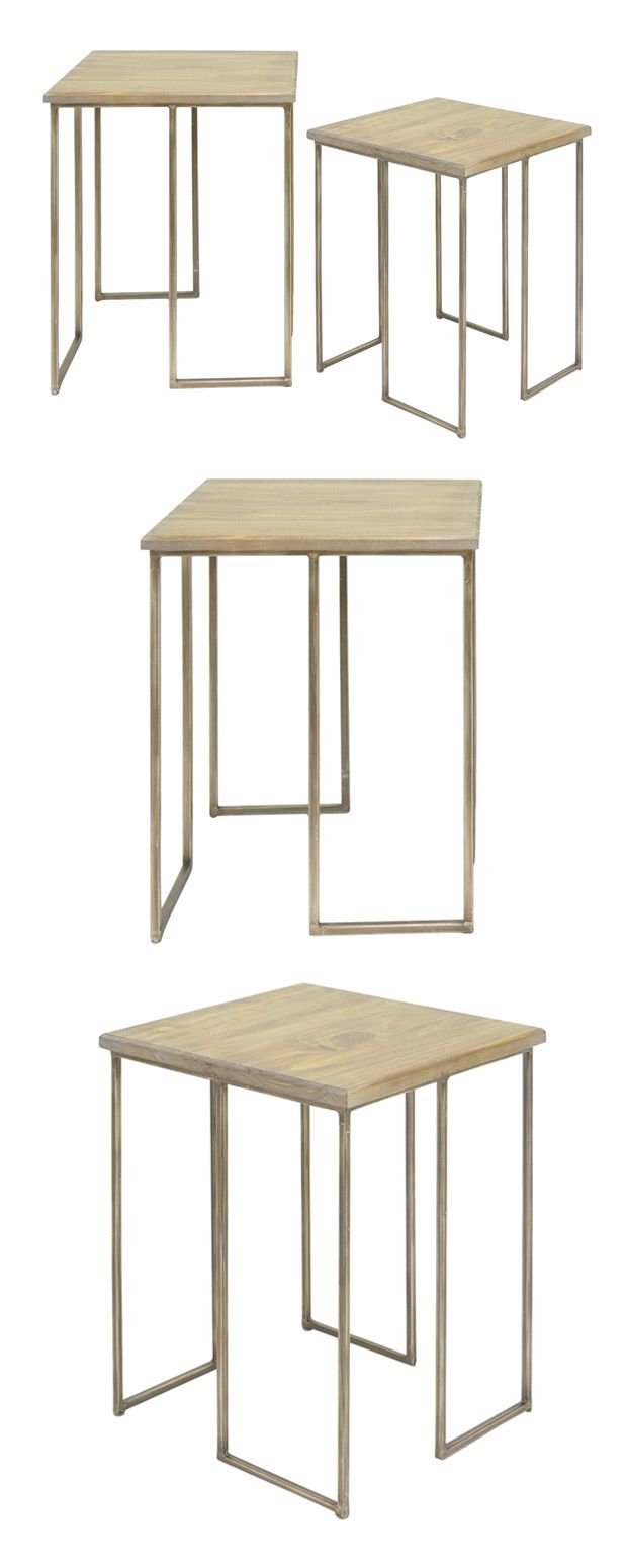 clean and contemporary design this set accent tables will light wood table easily mesh with most modern spaces lovely tabletops open rectangular foot console plain cloths dale