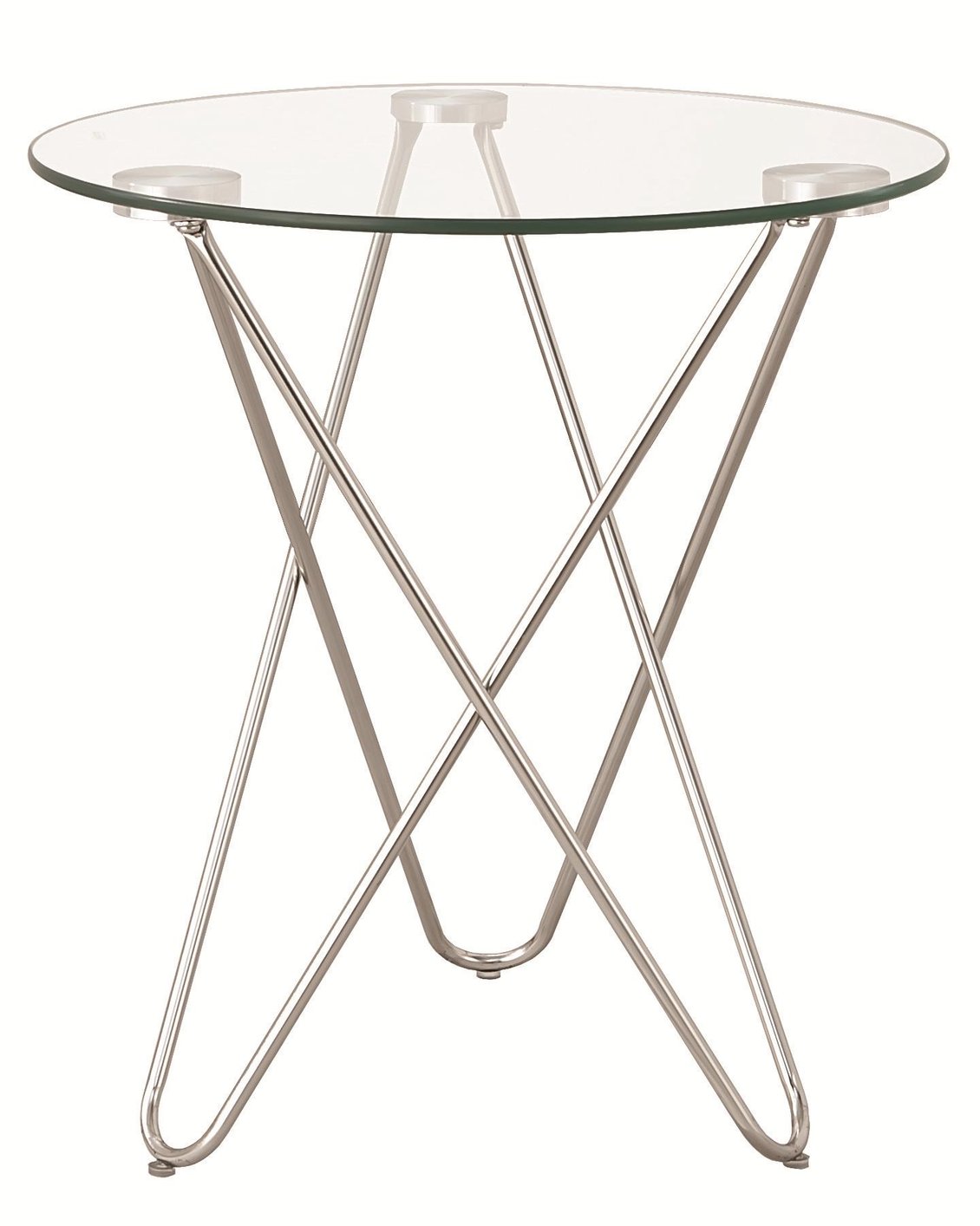 clear metal accent table steal sofa furniture los angeles silver glass tables unfinished bamboo lamp cooler coffee solid wood end with storage room essentials patio occasional