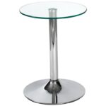 clear tempered glass small round accent table using pipe chrome throughout plan mirrored architecture contemporary asian stainless steel regarding from narrow rectangular coffee 150x150