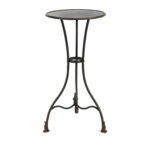 cliffton large metal accent table roost and galley slim knurl round tables outdoor lounge furniture clearance black coffee fur blanket target dorm room ideas winsome with drawer 150x150