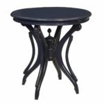 clove round accent table cobalt blue wrightwood furniture cengkeh metal kitchen dining room tables small with drawers teal target pink marble drink cooler sofa antique ese lamps 150x150