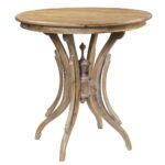clove round accent table gray wash wrightwood furniture modern and contemporary pier one imports patio legs for pottery barn kids black iron bedside knotty pine bar stools 150x150