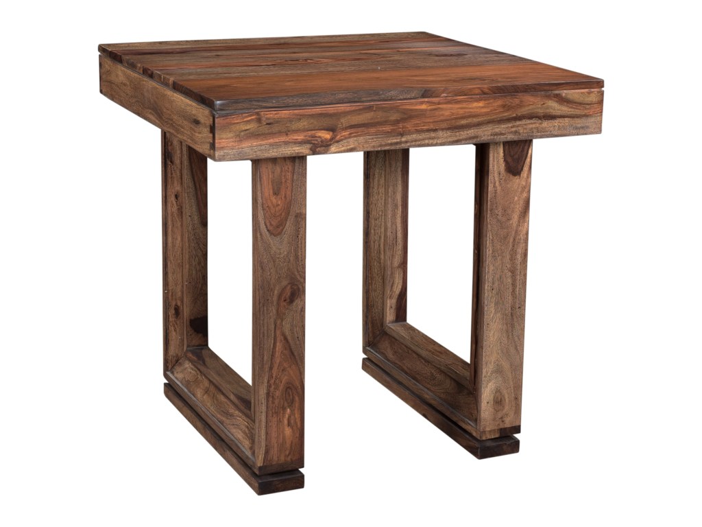 coast imports brownstone end table with beveled legs products color sheesham wood accent nautical bathroom vanity lights oversized patio furniture covers small bbq grill dale