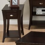 coastal accent table probably perfect real round dark wood end varnished tables featuring clear glass top chrome lamp standing frame brown stain wooden legs shelf owen desk long 150x150