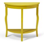 coastal console table yellow slim kate and laurel lillian wood half moon threshold windham accent beach umbrella pier lamps barn door entertainment center gallerie curtains glass 150x150