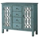 coaster accent cabinets antique blue table with inlay products color door design dunk bright furniture chests black glass reclaimed wood coffee drum tables living room rustic 150x150